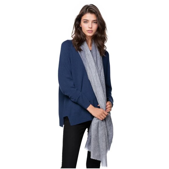Subtle Luxury Accessories - NWOT Subtle Luxury Tissue Weight Cashmere Wrap Scarf Aspen Ombre